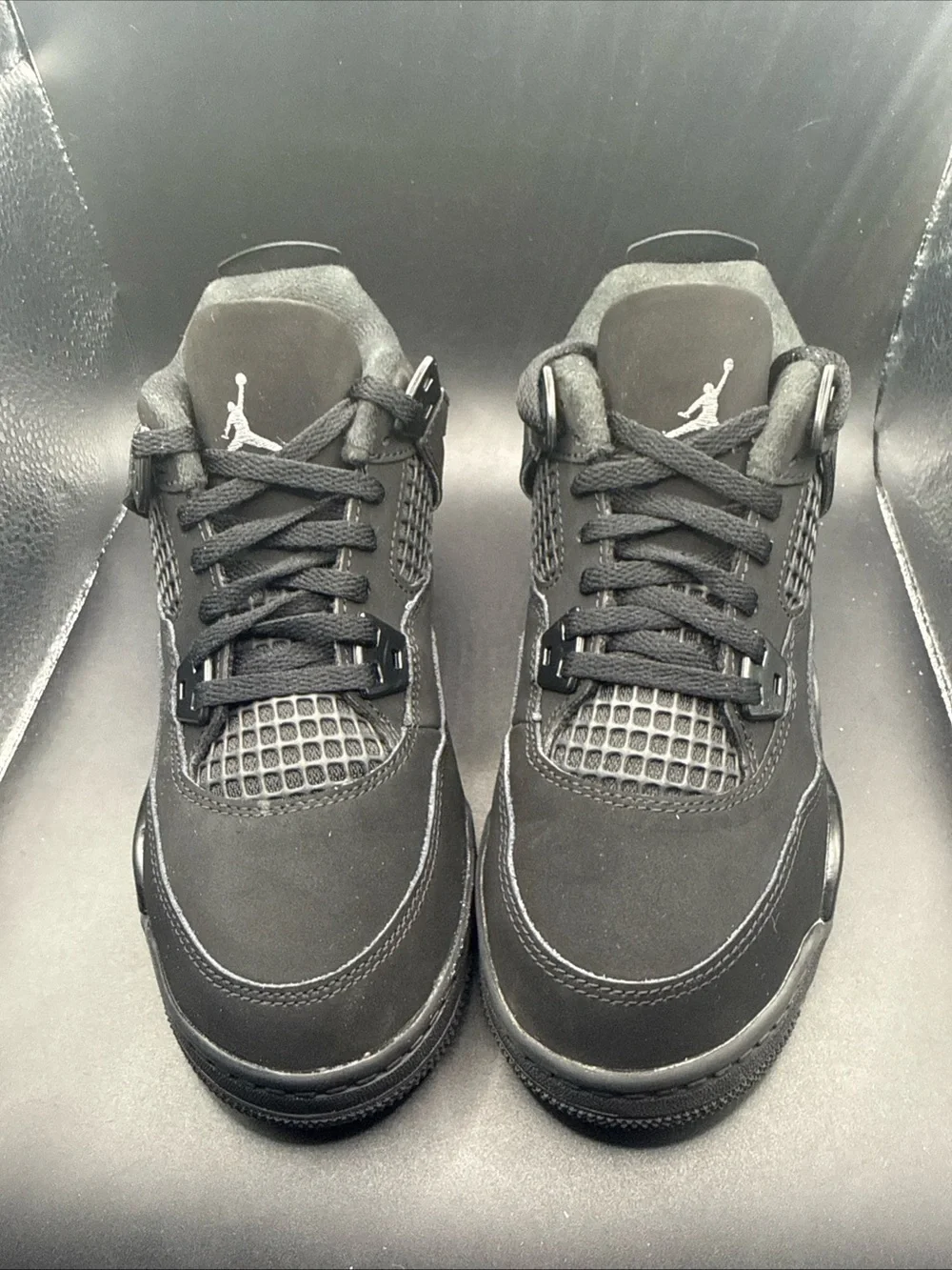 Size 3Y - Jordan 4 Retro Black Cat (PS) 2025, IB4388-010, Clean, No Box, Great